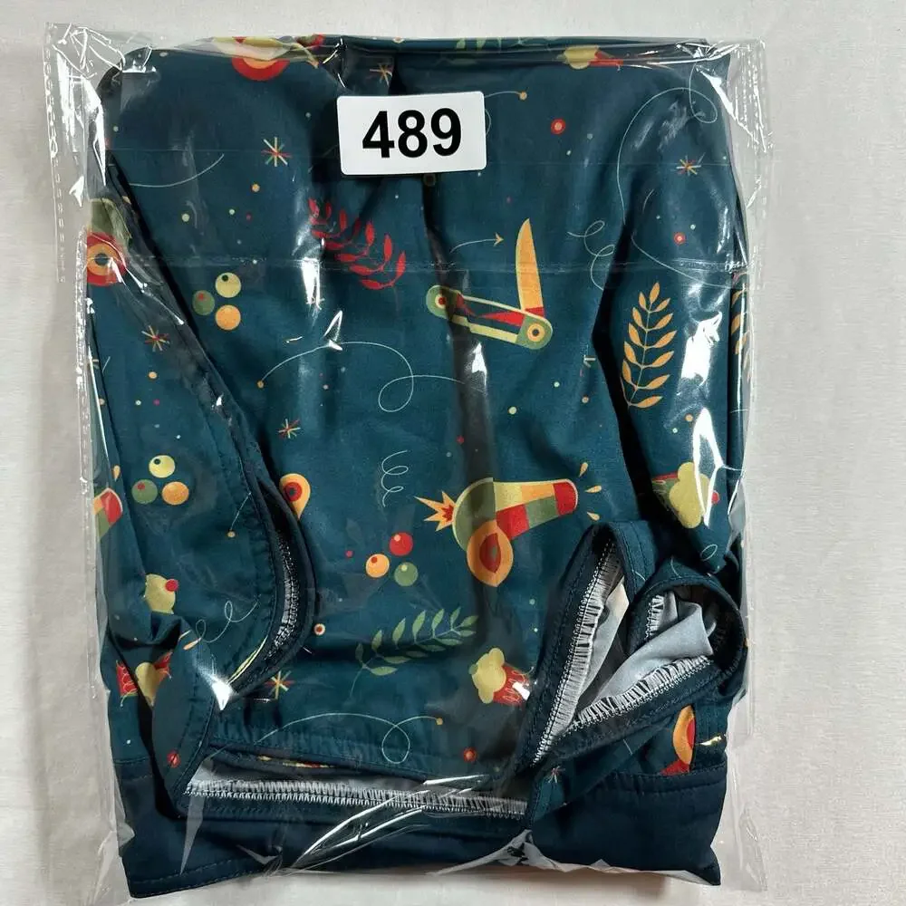 Johnny Cupcakes All-Over Print Cannon and Knife Pattern Swim Boardshorts